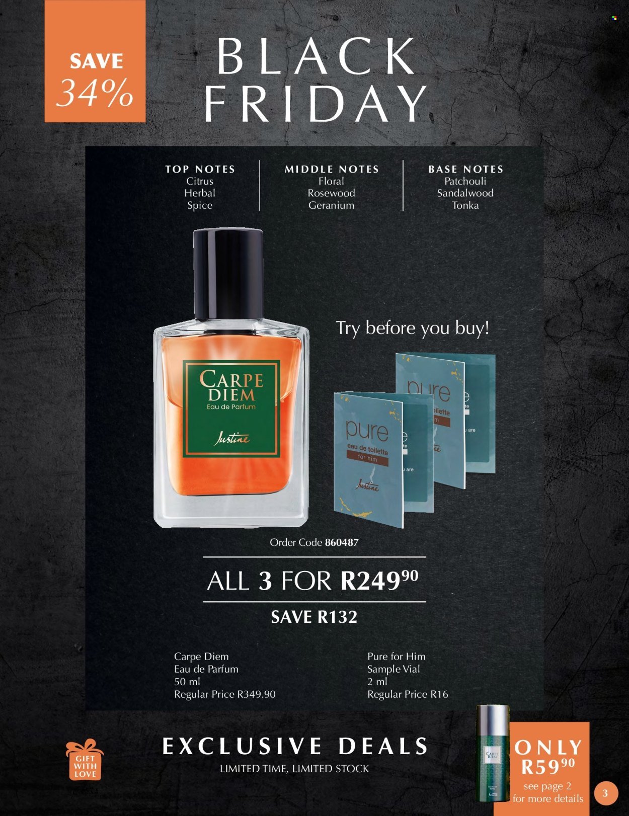 JUSTINE specials - BLACK FRIDAY (2025-11-21 - 2025-11-27) | 3