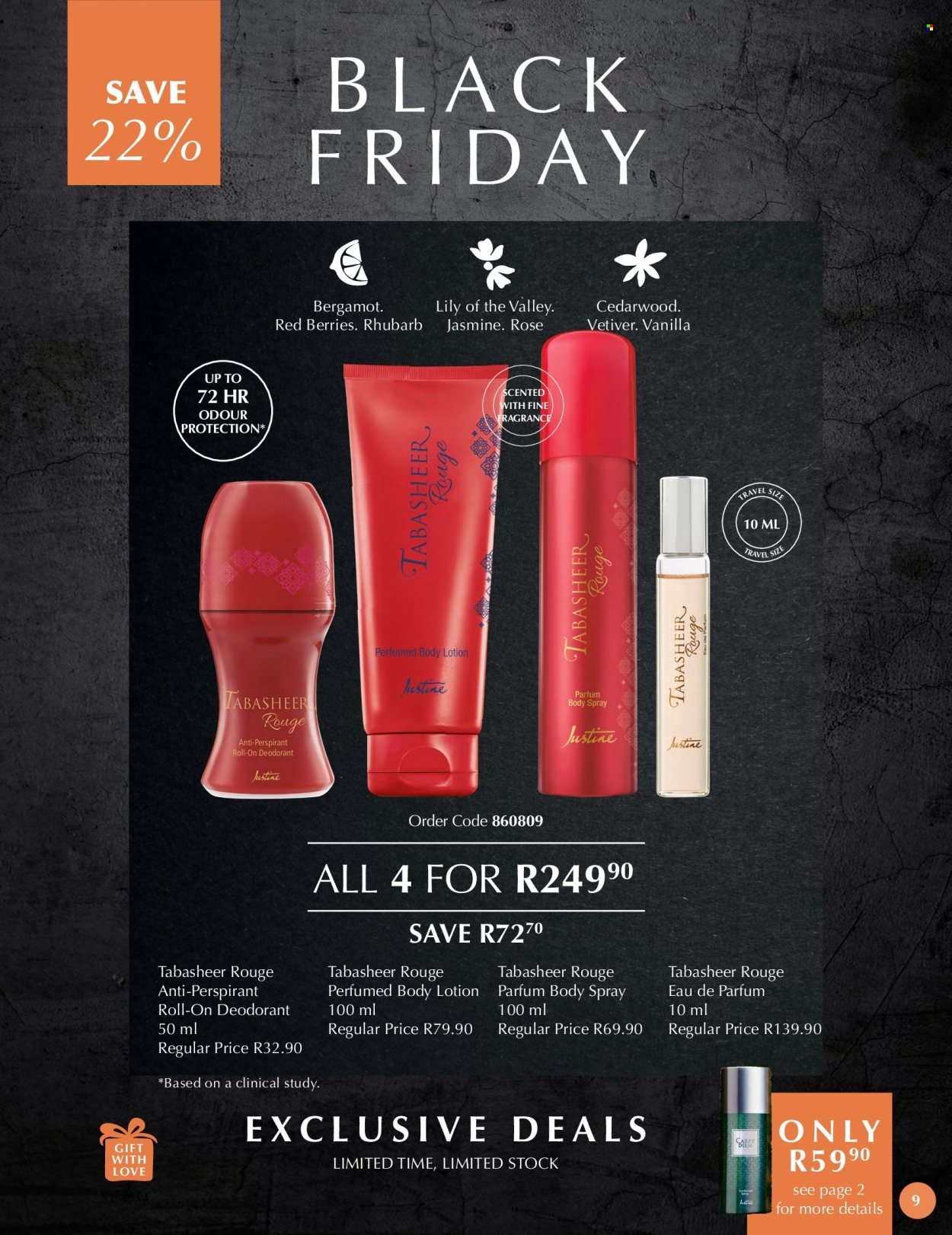 JUSTINE specials - BLACK FRIDAY (2025-11-21 - 2025-11-27) | 9