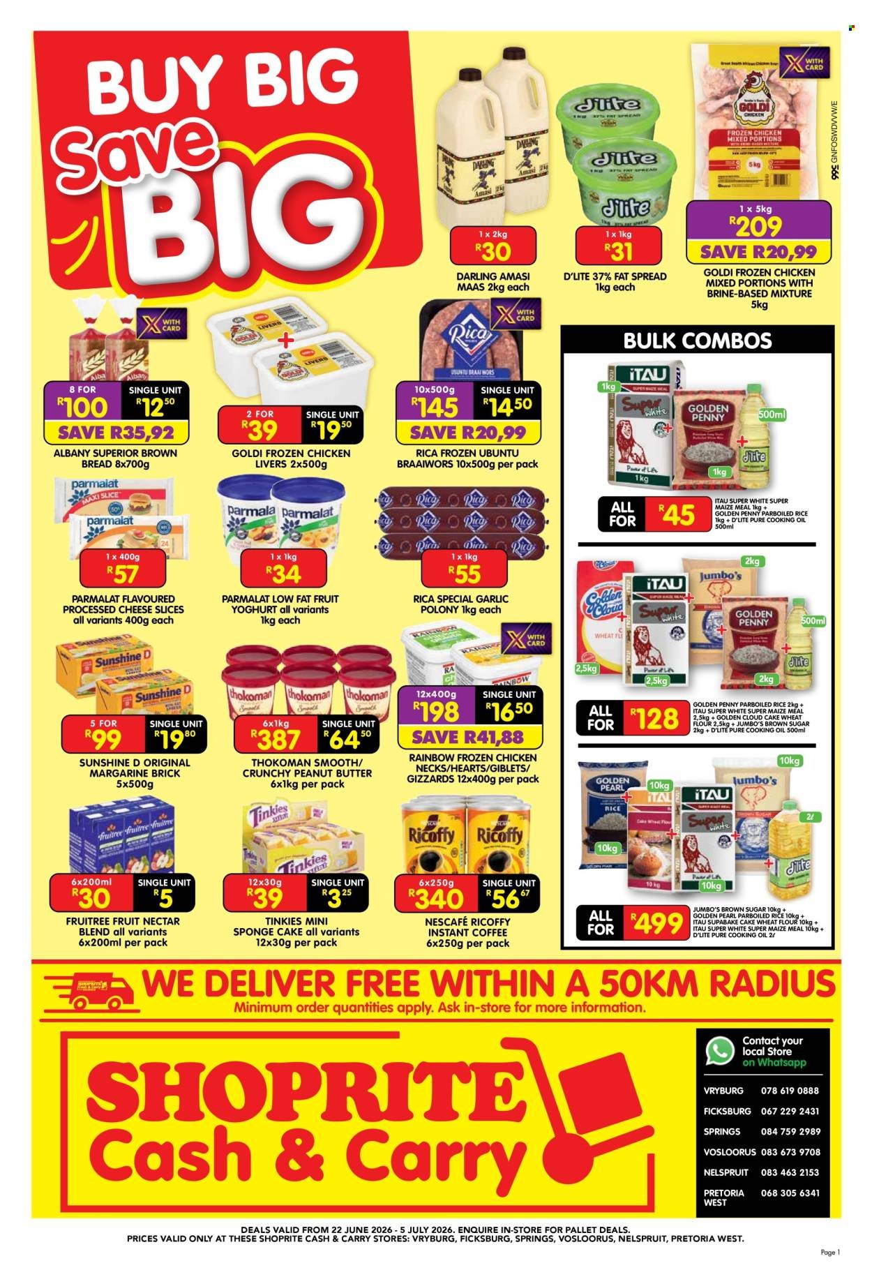 SHOPRITE specials - Cash & Carry Buy Big Save Big Exclusive Gauteng