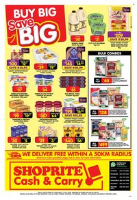 SHOPRITE specials - Cash & Carry Buy Big Save Big Exclusive Gauteng