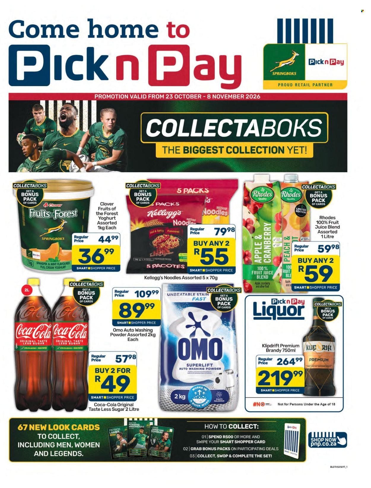PICK N PAY specials - Collectaboks Specials