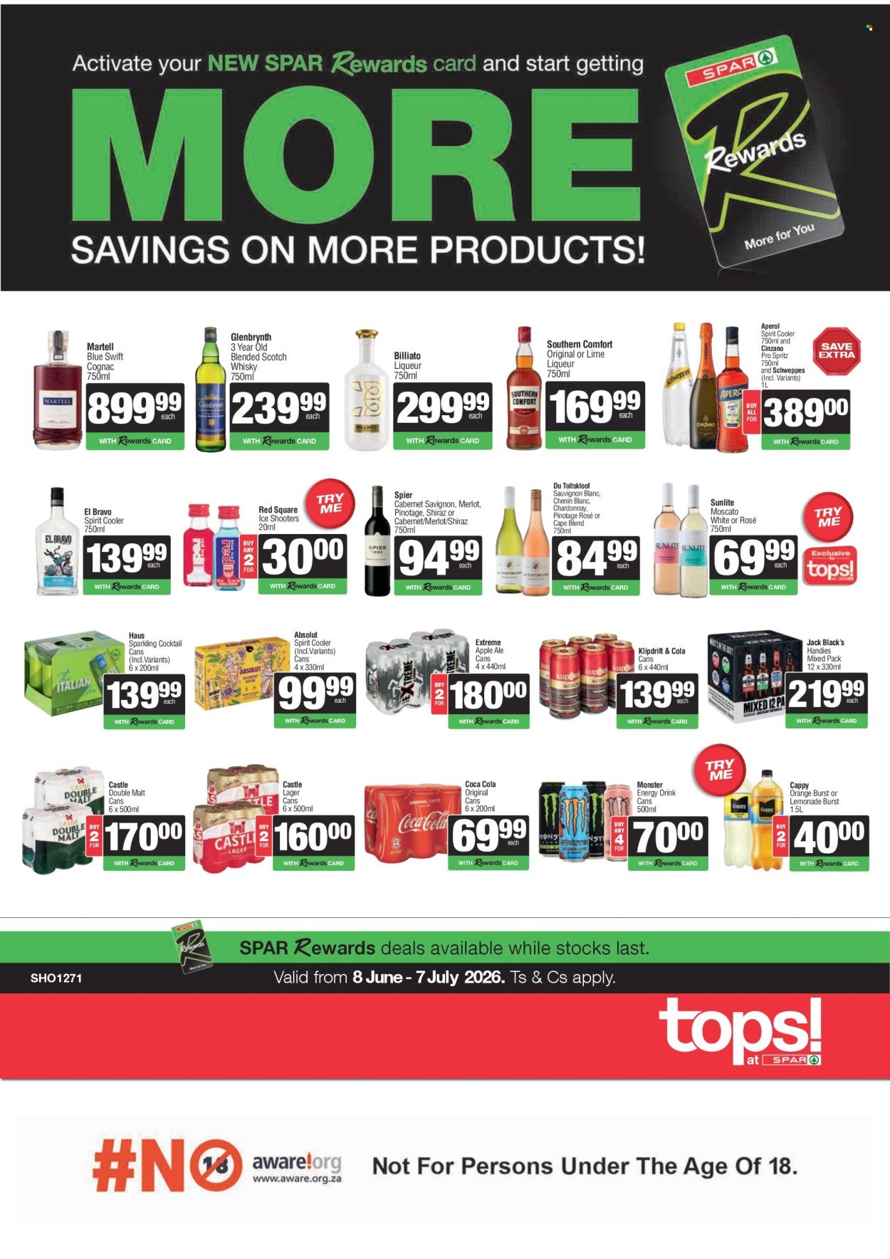 TOPS AT SPAR specials - Specials
