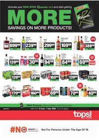 TOPS AT SPAR specials - Specials