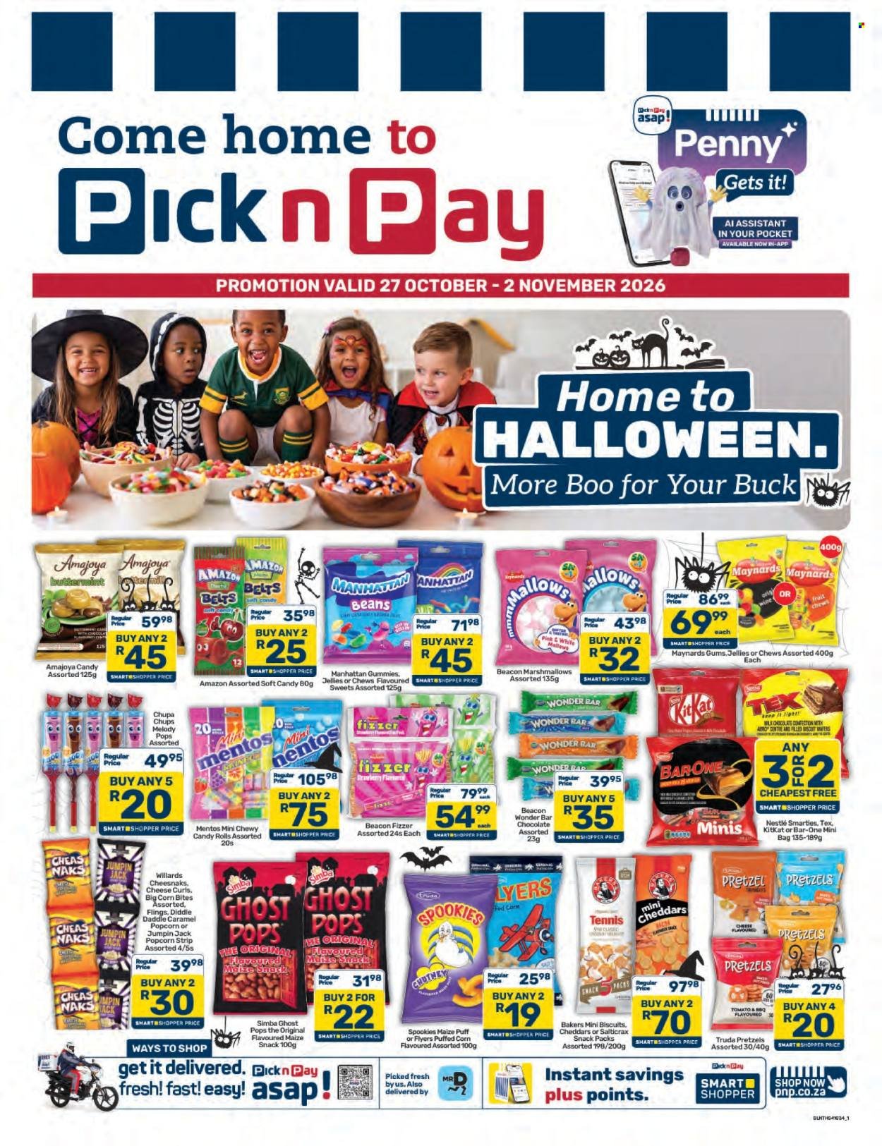 PICK N PAY specials - Halloween Specials