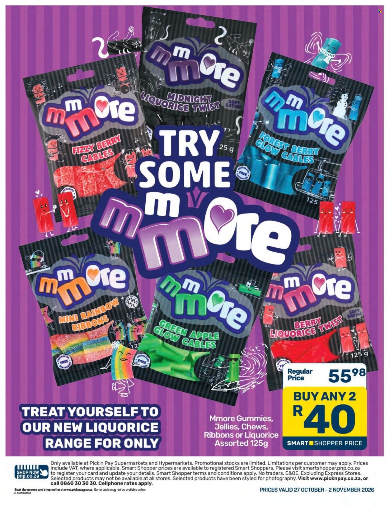 PICK N PAY specials - Halloween Specials