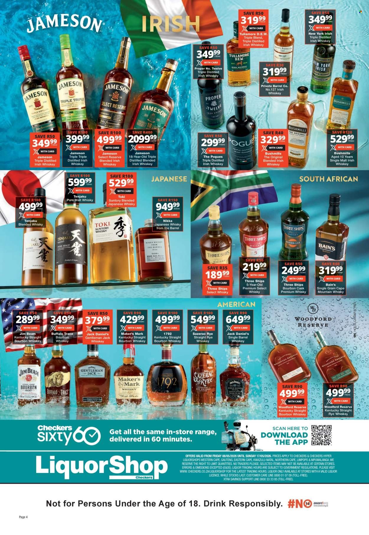 CHECKERS specials - LiquorShop World Whisky Day (2026-05-07 - 2026-05-17) | 4