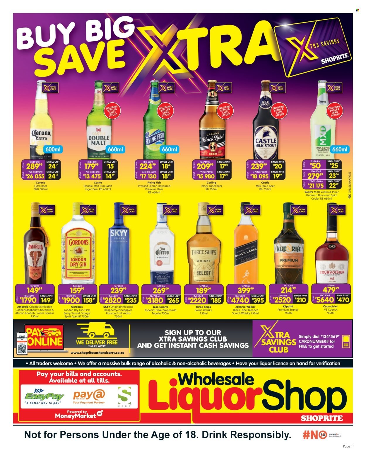 SHOPRITE specials - Wholesale LiquorShop Savings Selected Stores