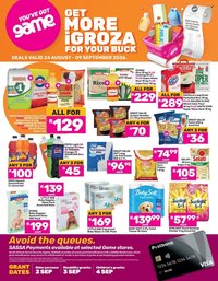 GAME specials - Get More iGroza For Your Buck