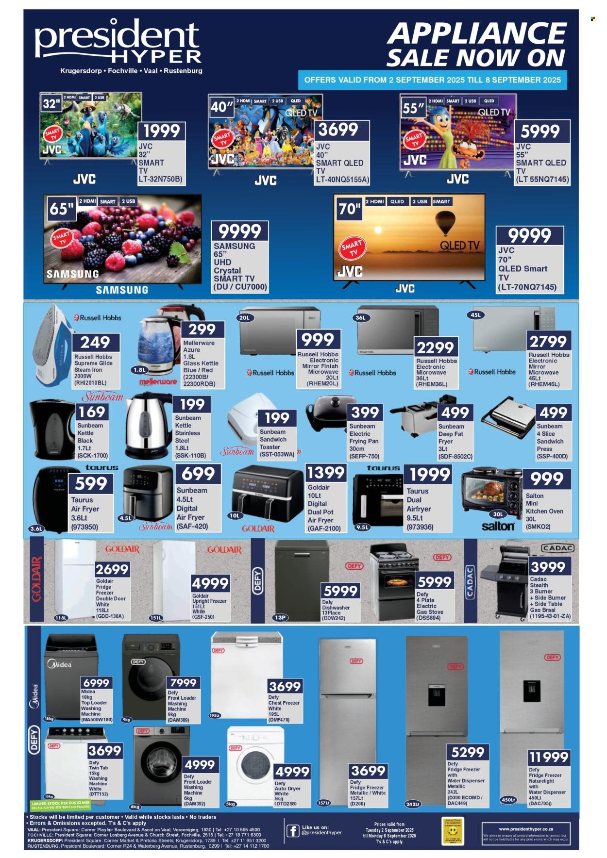 PRESIDENT HYPER specials - Birthday Sale Appliances (2025-09-02 - 2025-09-08) | 1