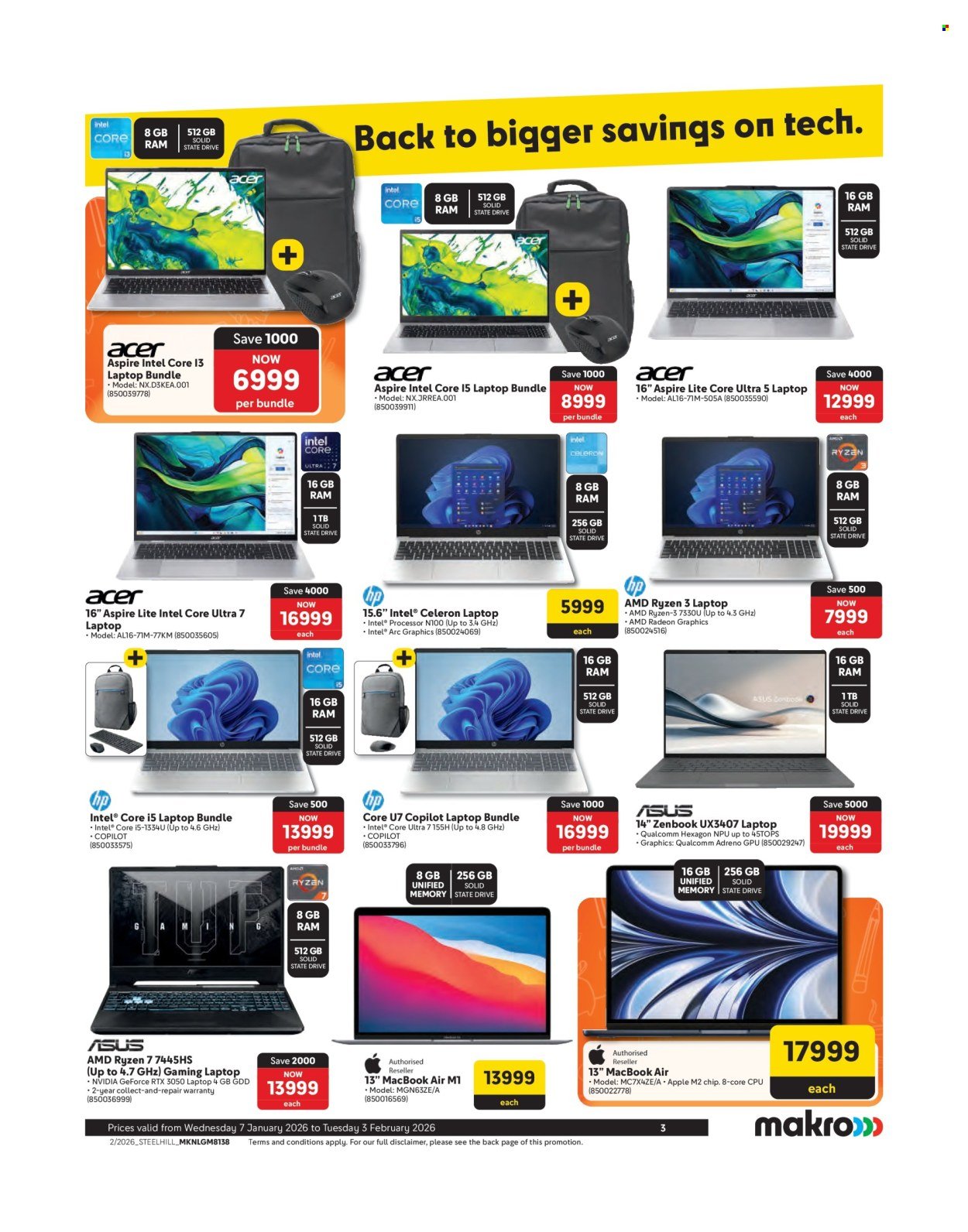 MAKRO specials - From Wednesday 7 Jan 2026 (2026-01-07 - 2026-02-03) | 3