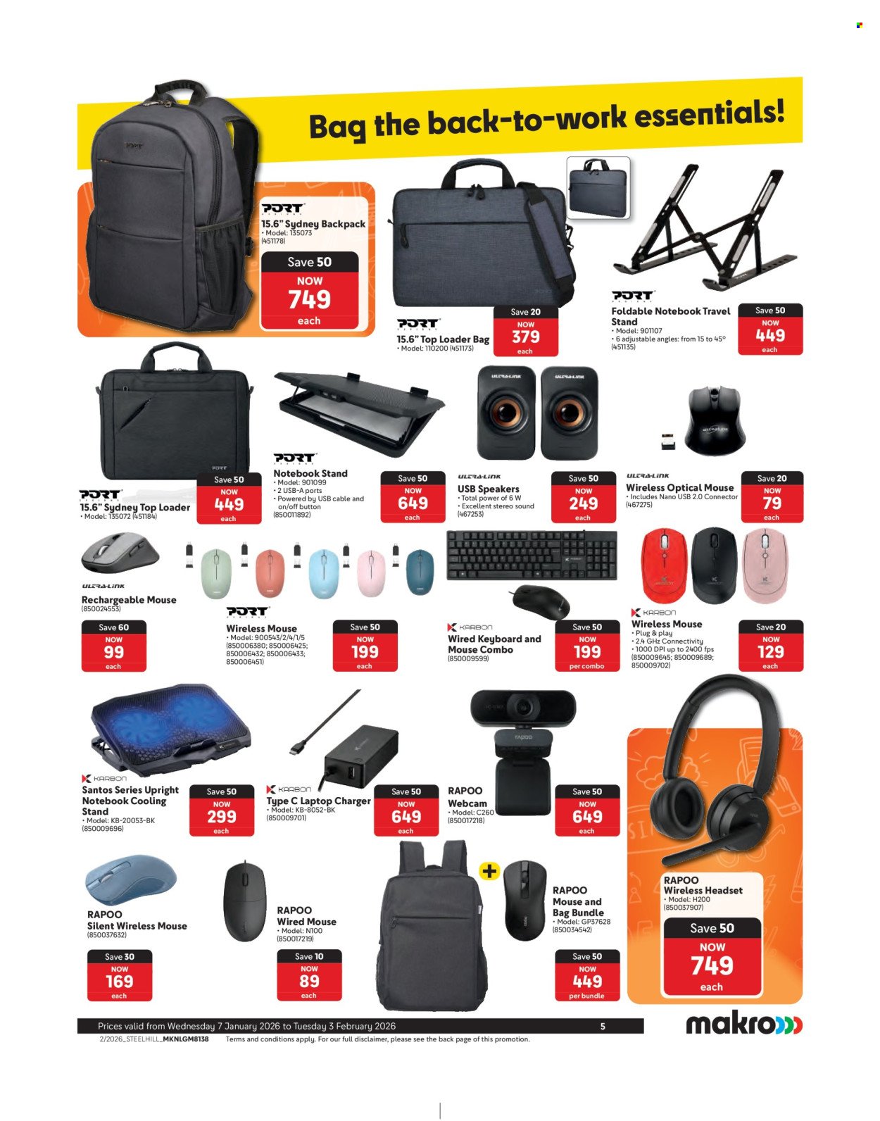 MAKRO specials - From Wednesday 7 Jan 2026 (2026-01-07 - 2026-02-03) | 5