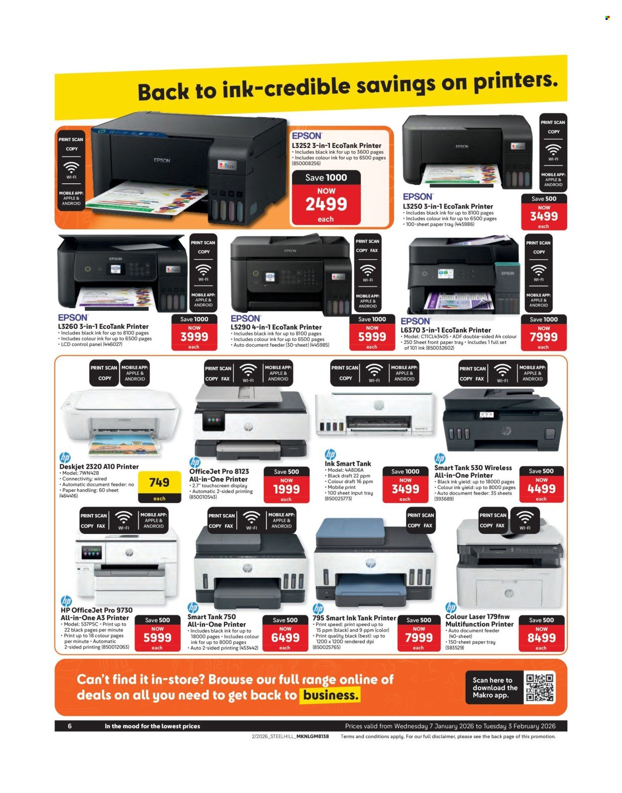 MAKRO specials - From Wednesday 7 Jan 2026 (2026-01-07 - 2026-02-03) | 6