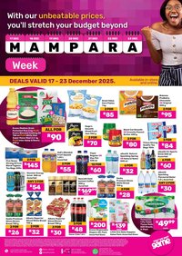 GAME specials - Mampara Week (2025-12-17 - 2025-12-23)