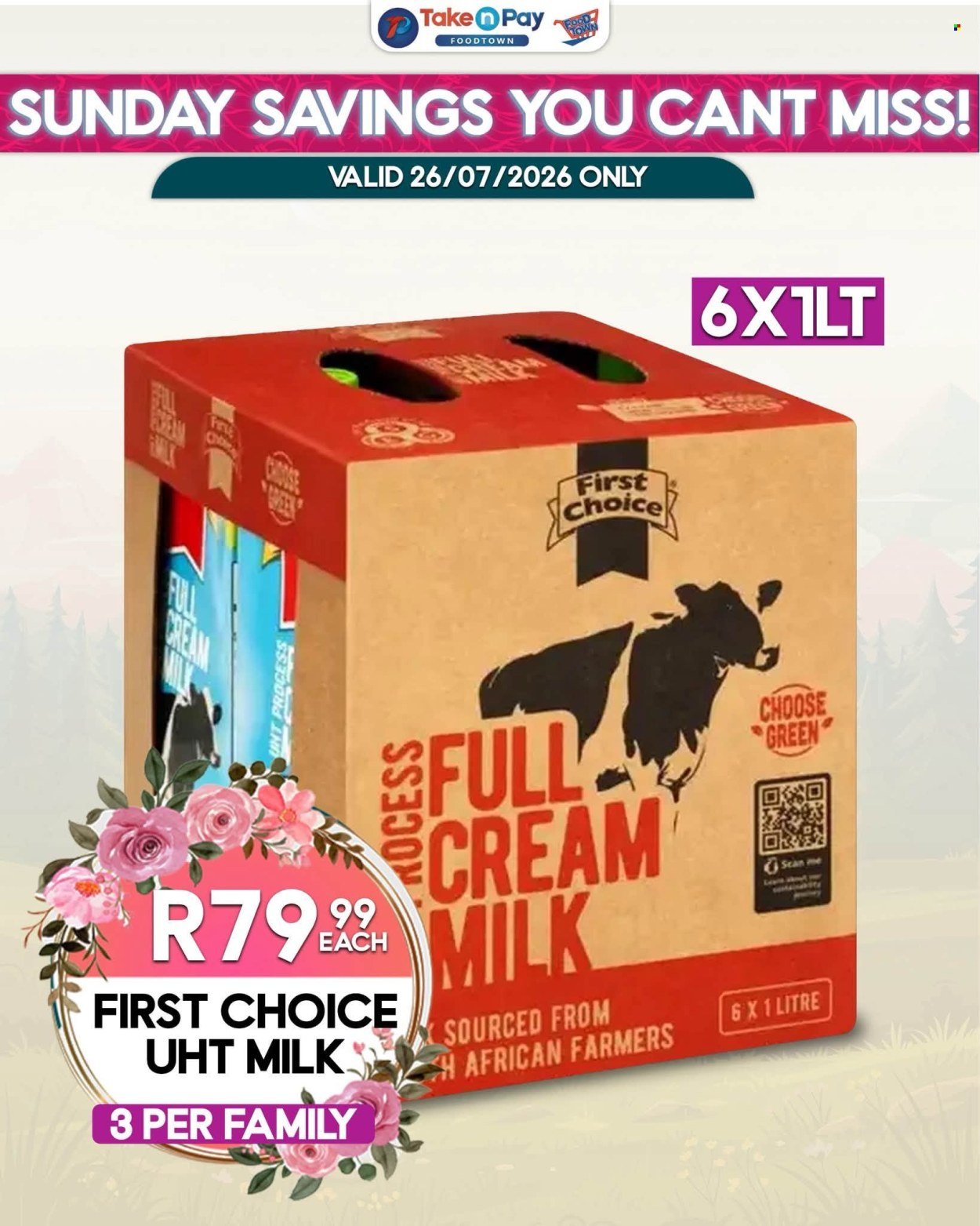 TAKE N PAY specials - From Sunday 2 Aug 2026