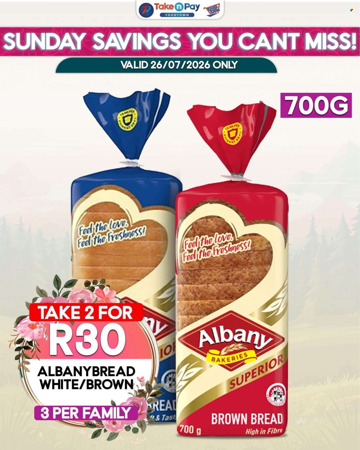 TAKE N PAY specials - From Sunday 2 Aug 2026