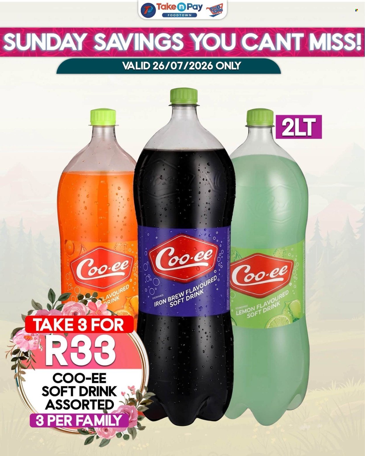 TAKE N PAY specials - From Sunday 2 Aug 2026