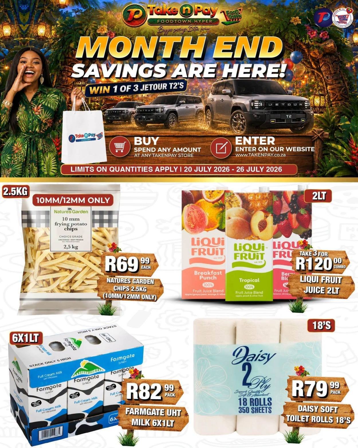 TAKE N PAY specials - From Monday 20 Jul 2026