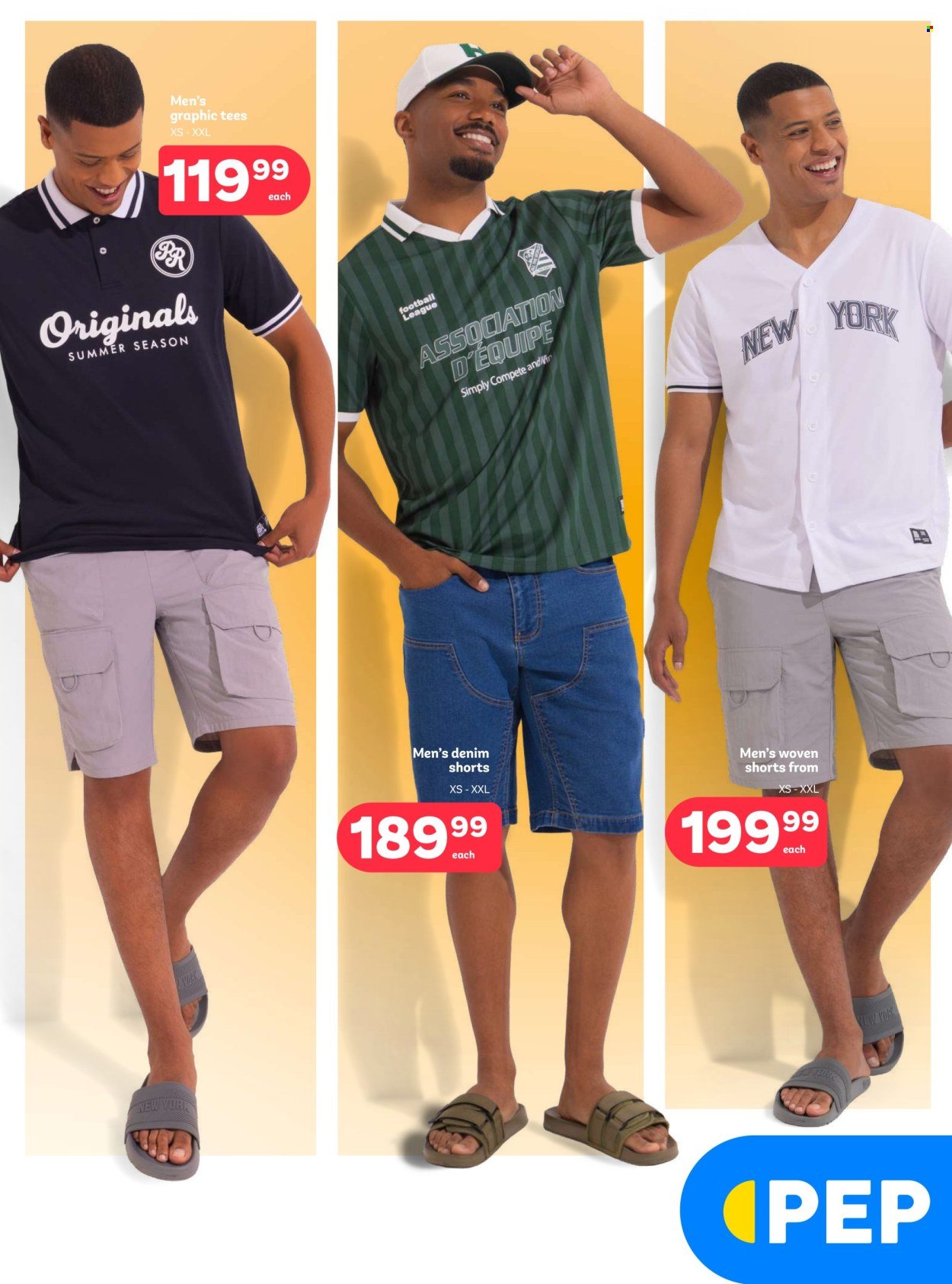 PEP STORES specials - Men's Clothing Deals