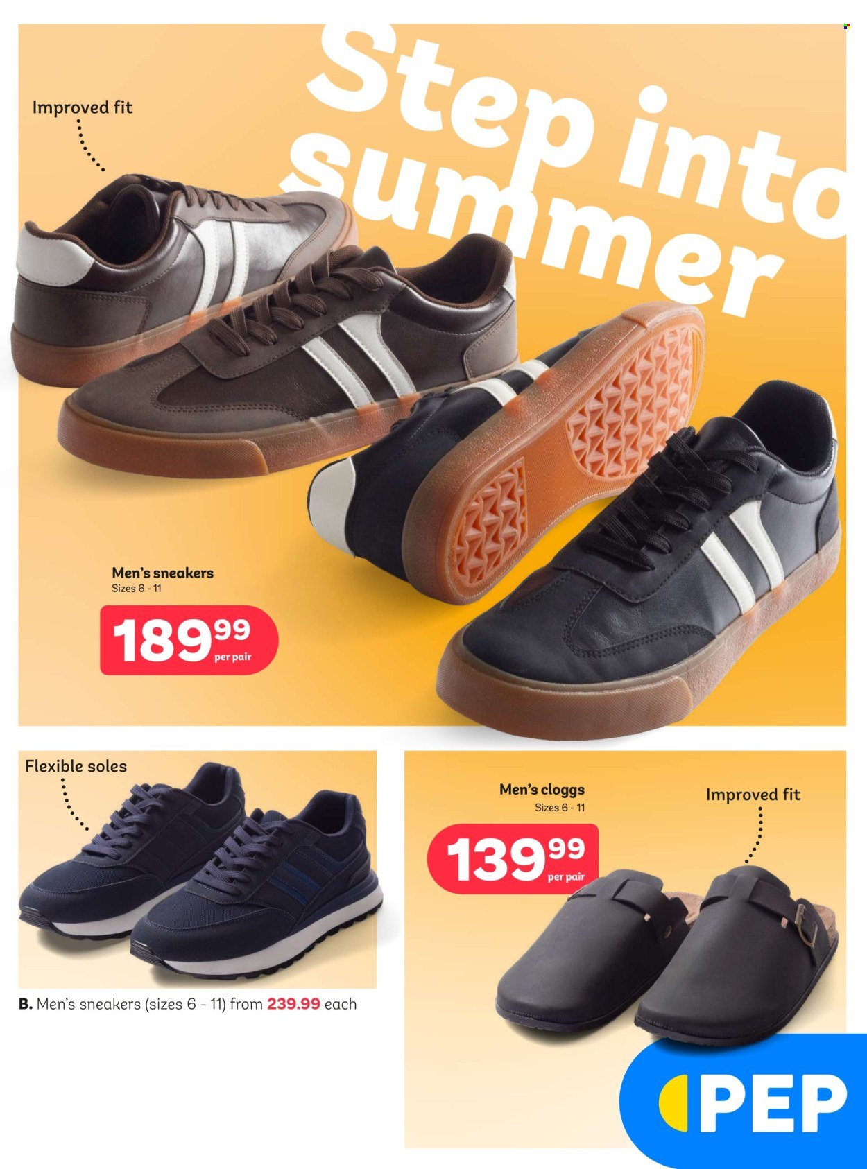 PEP STORES specials - Men's Clothing Deals