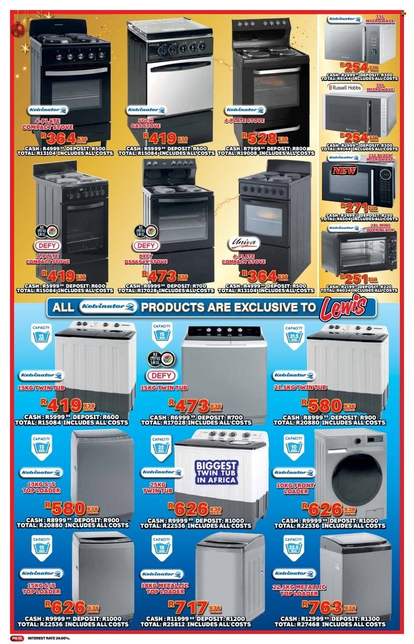 LEWIS specials - From Monday 8 Dec 2025 (2025-12-08 - 2026-01-04) | 12