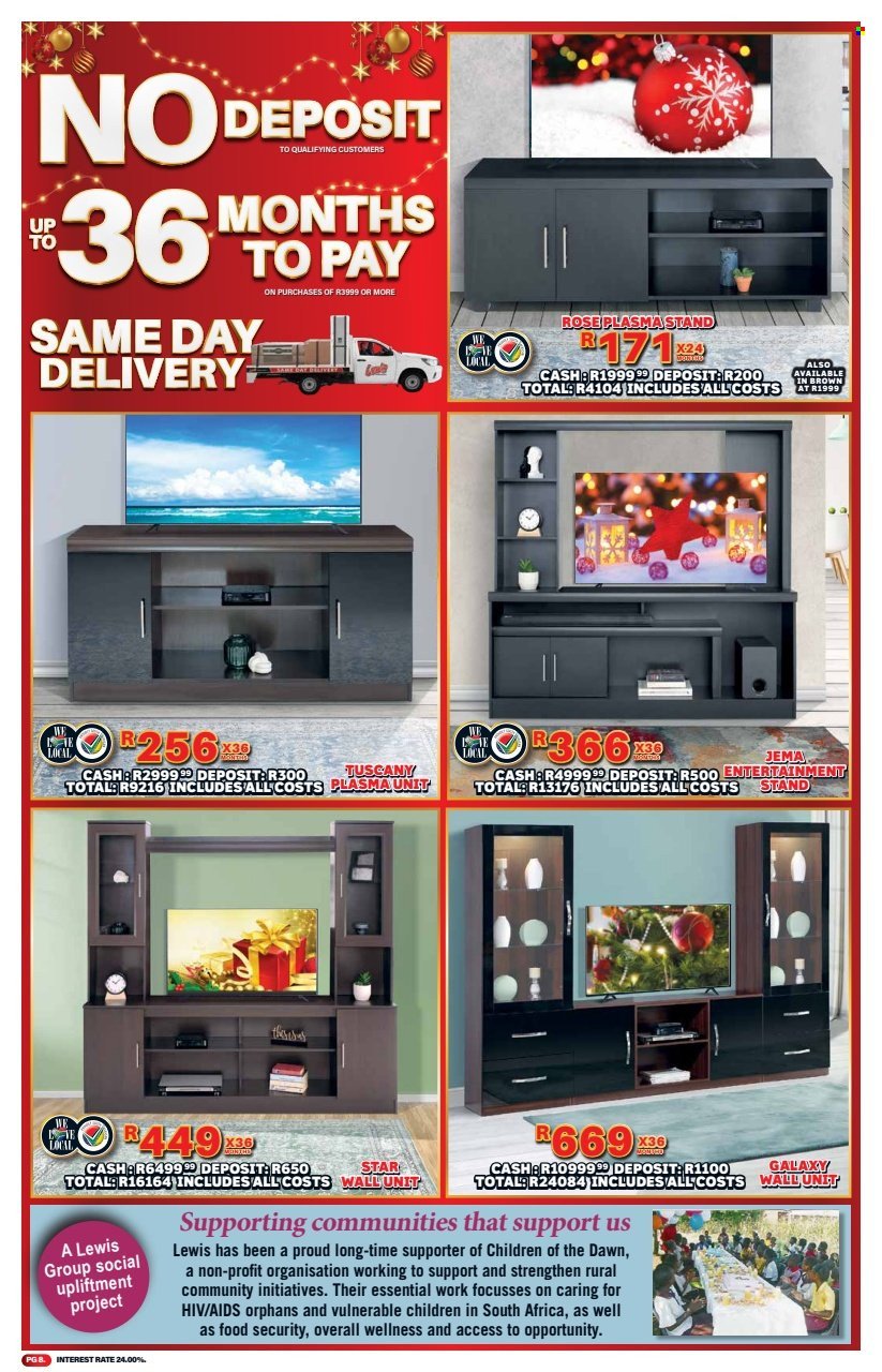 LEWIS specials - From Monday 8 Dec 2025 (2025-12-08 - 2026-01-04) | 8