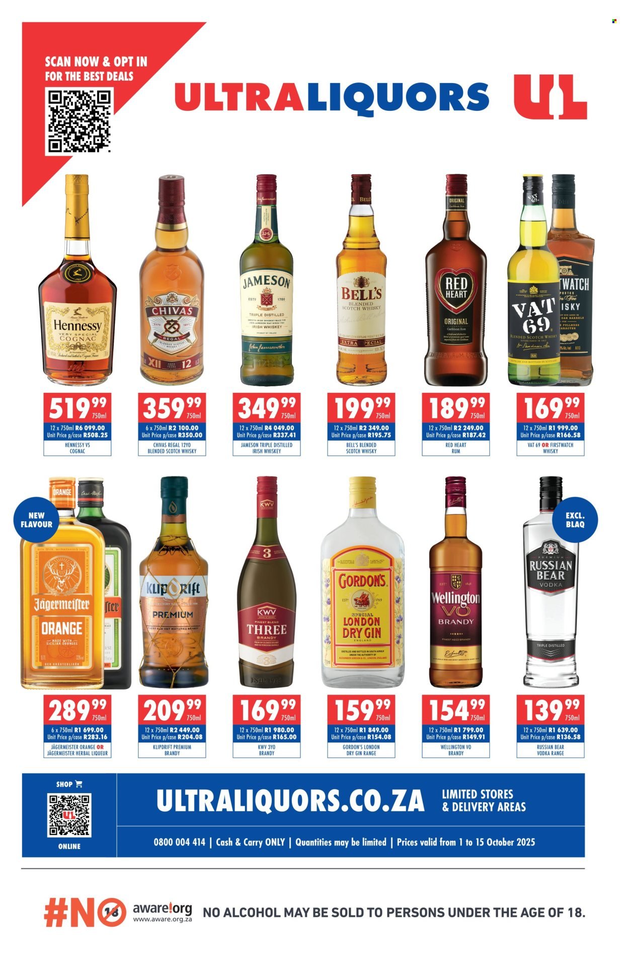 ULTRA LIQUORS specials - From Wednesday 1 Oct 2025 (2025-10-01 - 2025-10-15) | 1