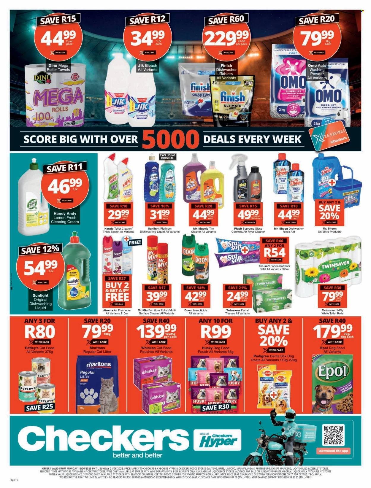 CHECKERS specials - XXL Savings Promotion Week 2