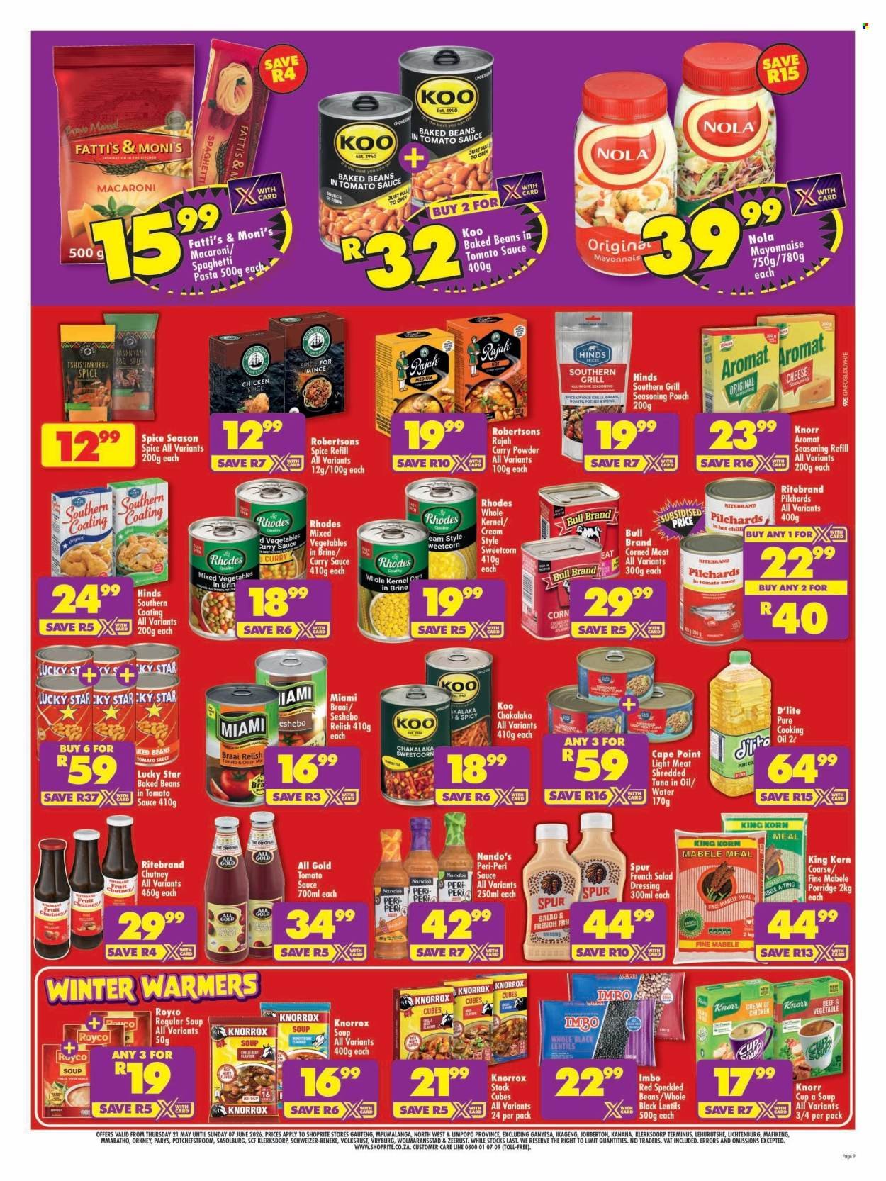 SHOPRITE specials - Low Price Lowduuuma Gauteng (2026-05-21 - 2026-06-07) | 9