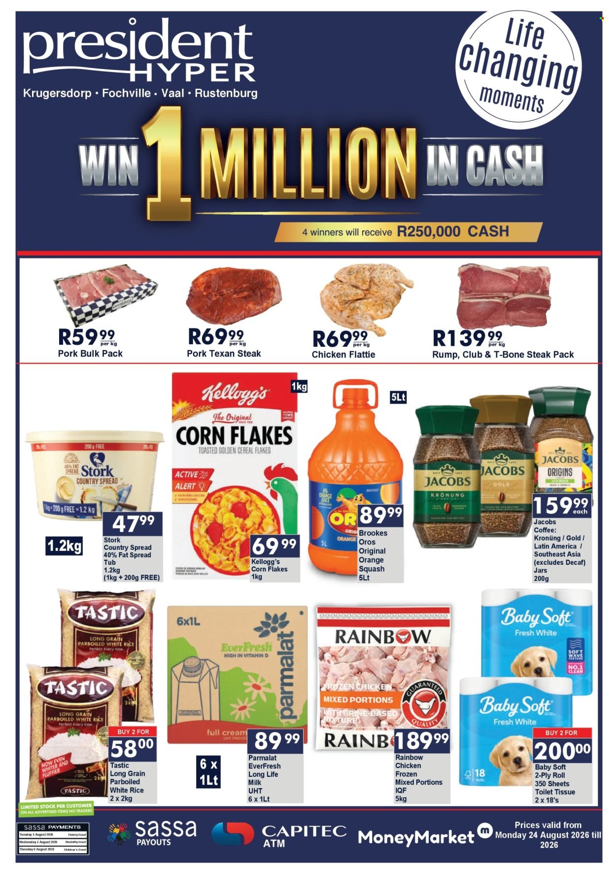 PRESIDENT HYPER specials - Win 1 million in cash