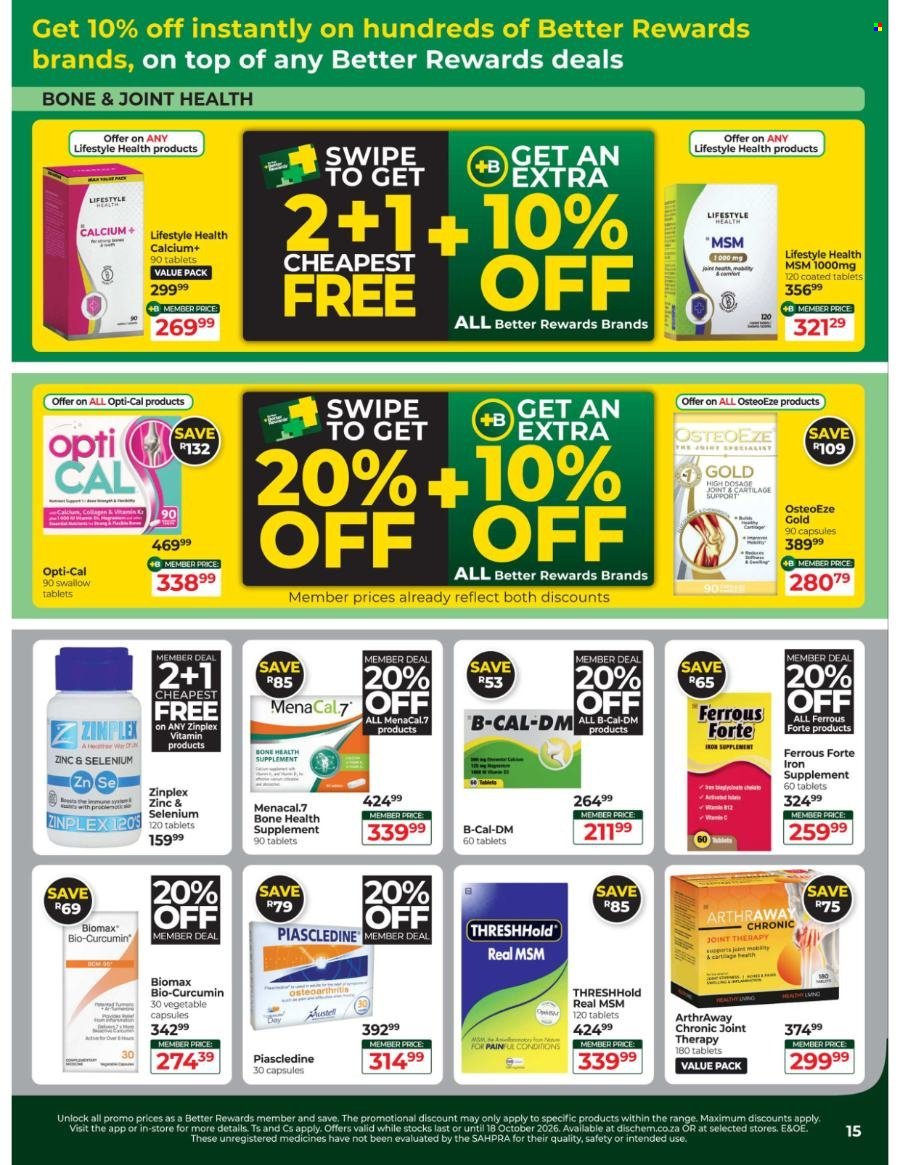 DIS-CHEM specials - Healthy Living