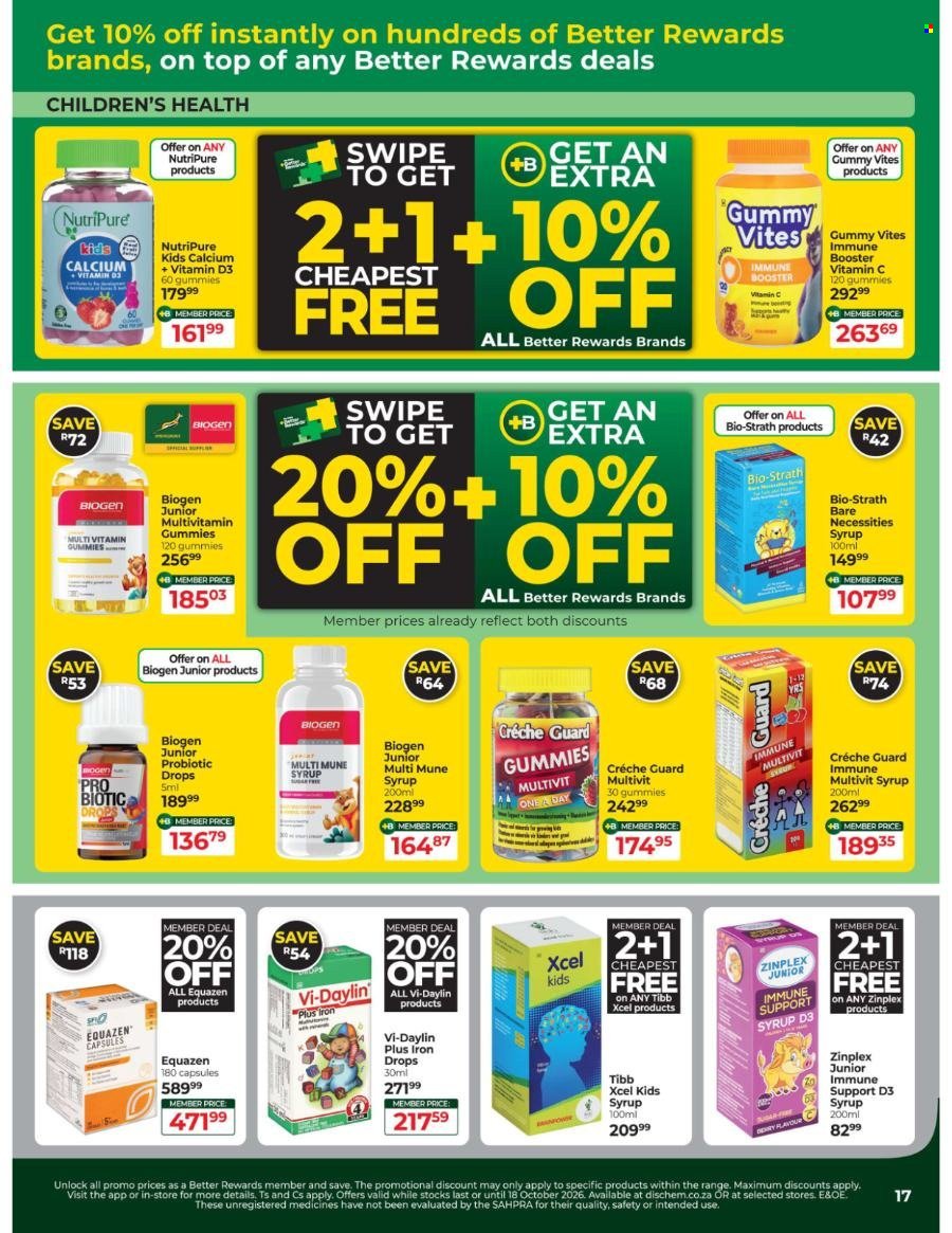 DIS-CHEM specials - Healthy Living