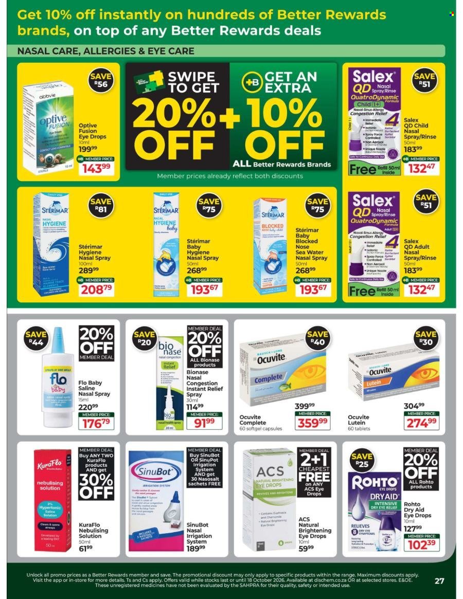 DIS-CHEM specials - Healthy Living