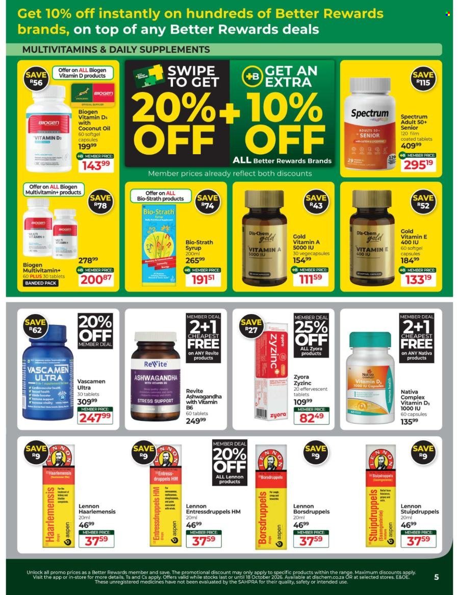 DIS-CHEM specials - Healthy Living