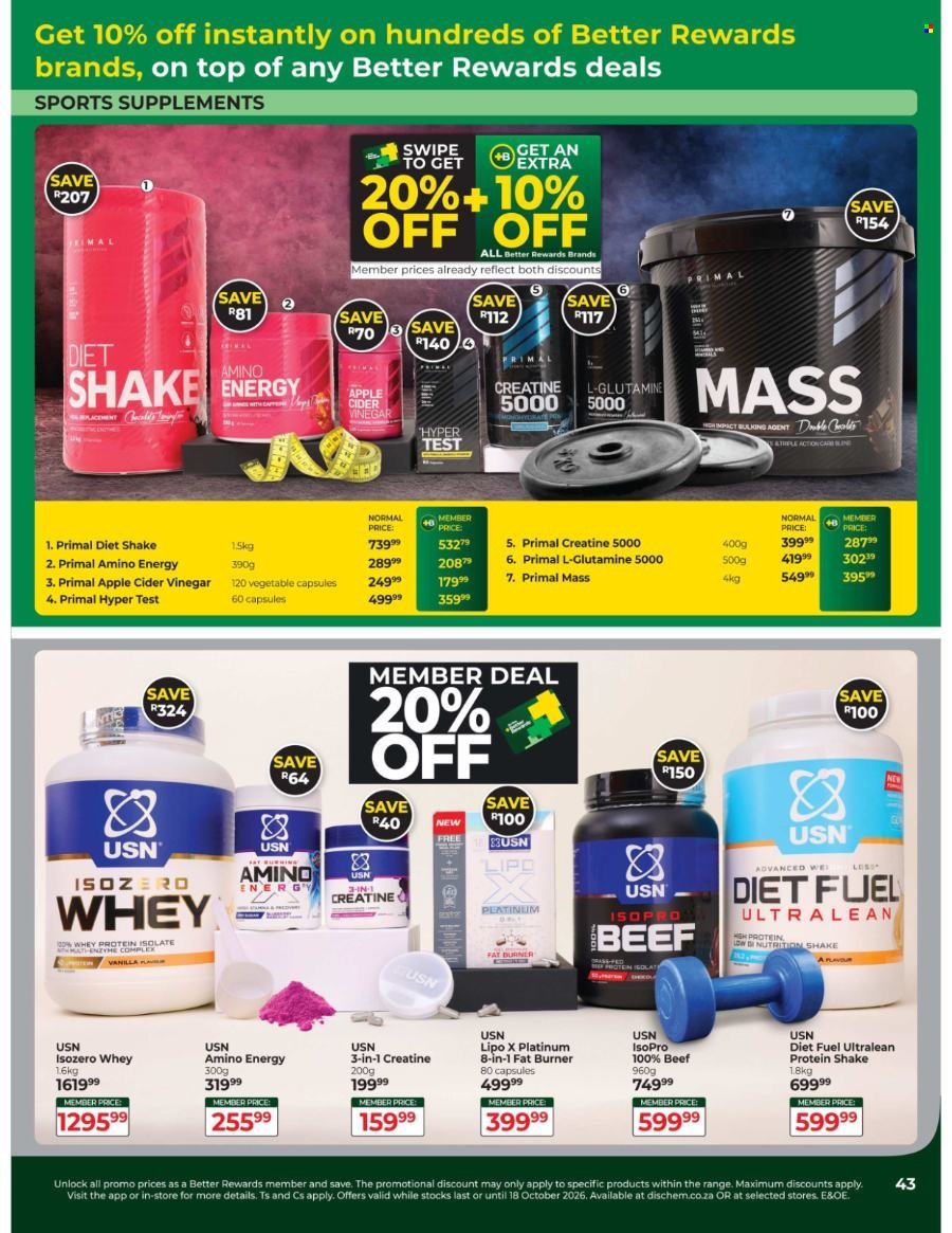 DIS-CHEM specials - Healthy Living