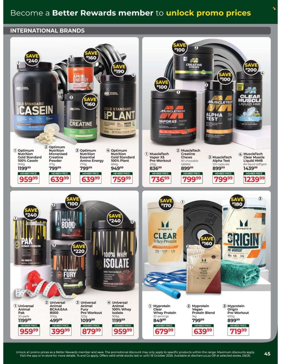 DIS-CHEM specials - Healthy Living