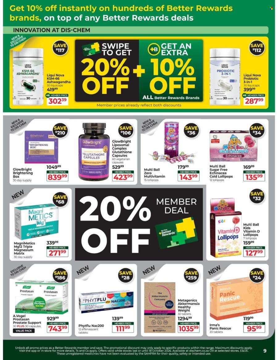 DIS-CHEM specials - Healthy Living