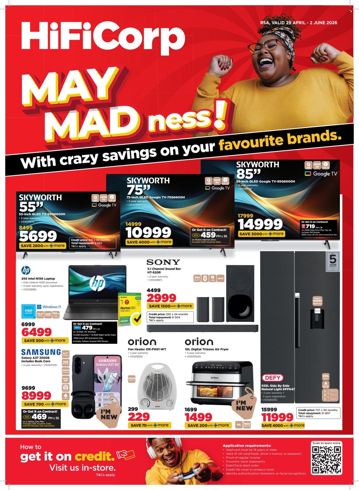 HIFI CORP specials - From Wednesday 29 Apr 2026