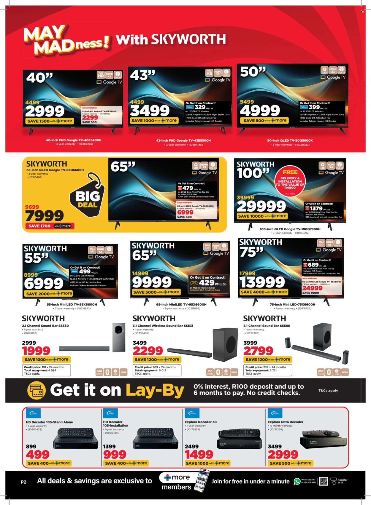 HIFI CORP specials - From Wednesday 29 Apr 2026