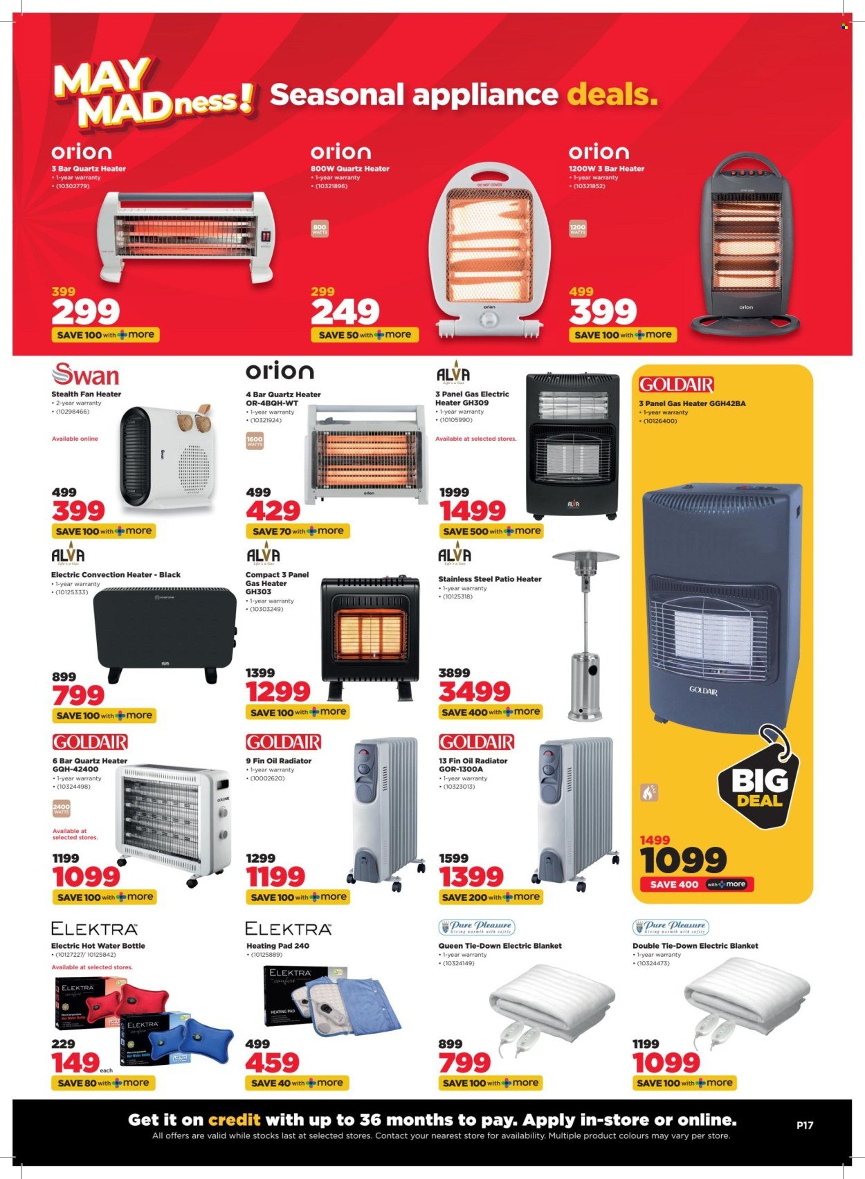HIFI CORP specials - From Wednesday 29 Apr 2026