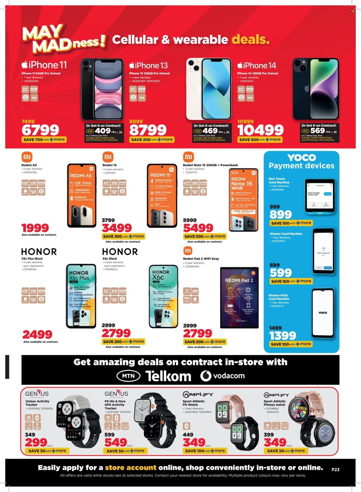 HIFI CORP specials - From Wednesday 29 Apr 2026