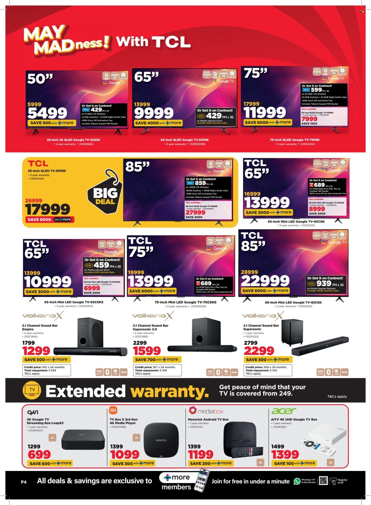 HIFI CORP specials - From Wednesday 29 Apr 2026