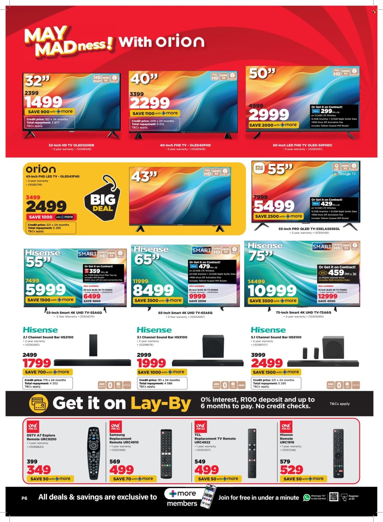 HIFI CORP specials - From Wednesday 29 Apr 2026