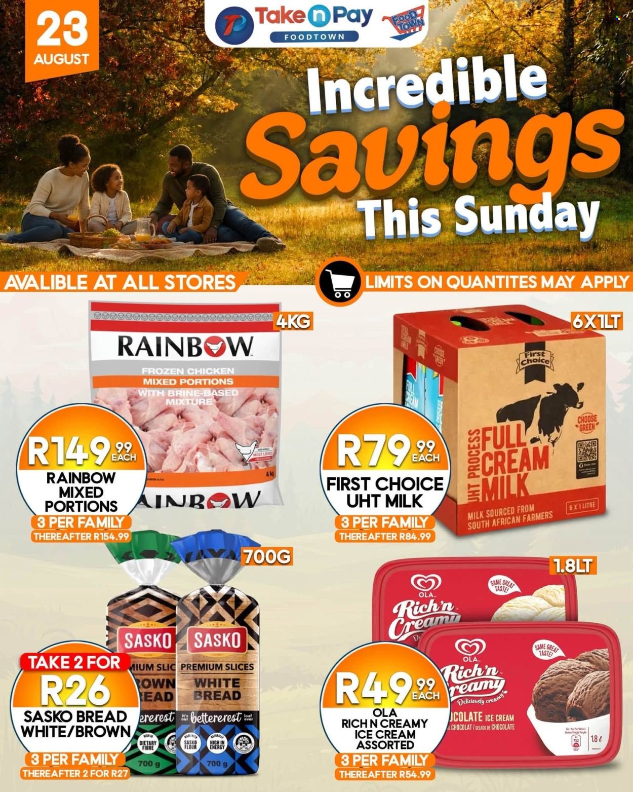 TAKE N PAY specials - From Sunday 23 Aug 2026