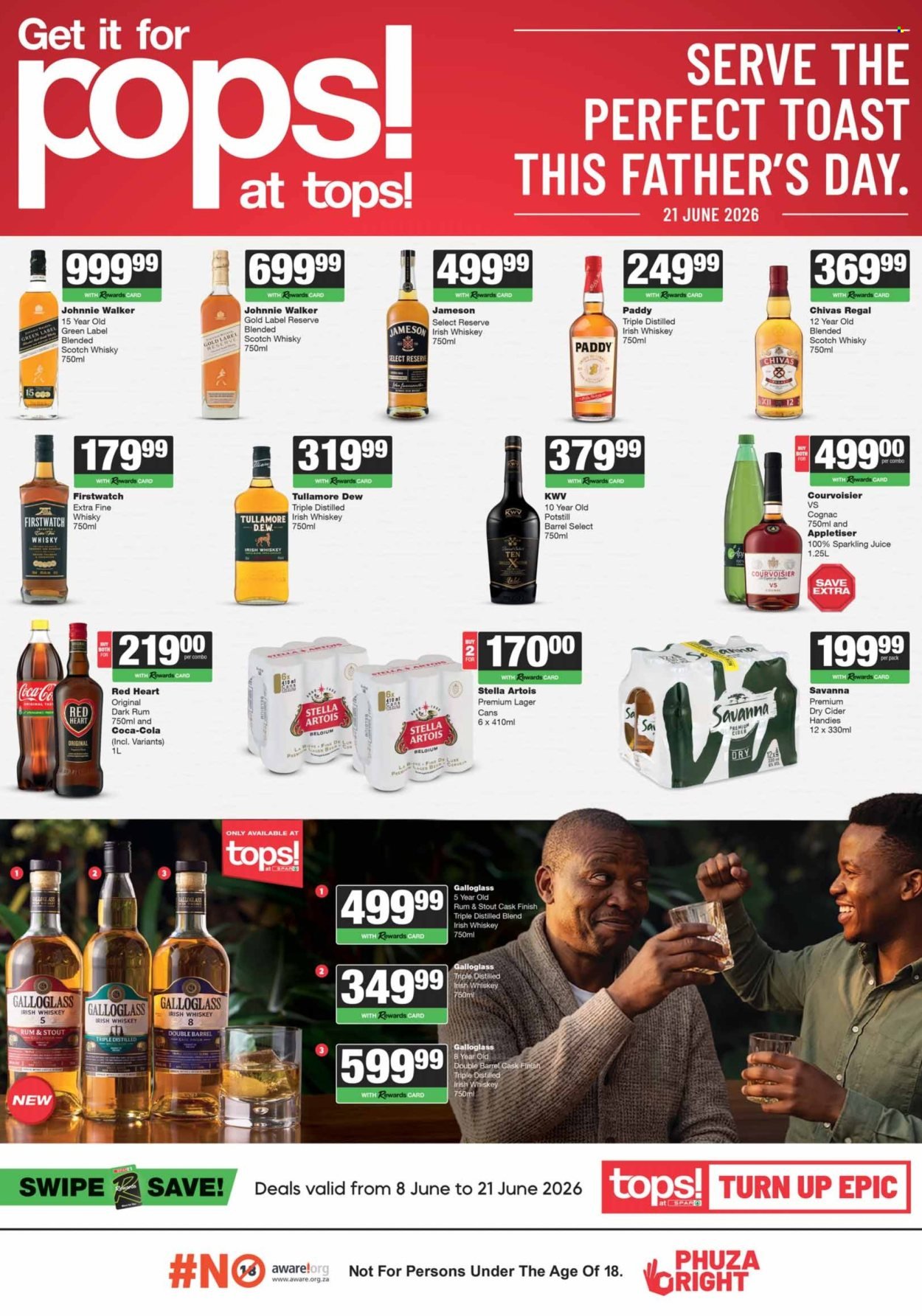 TOPS AT SPAR specials - Get it for pops!