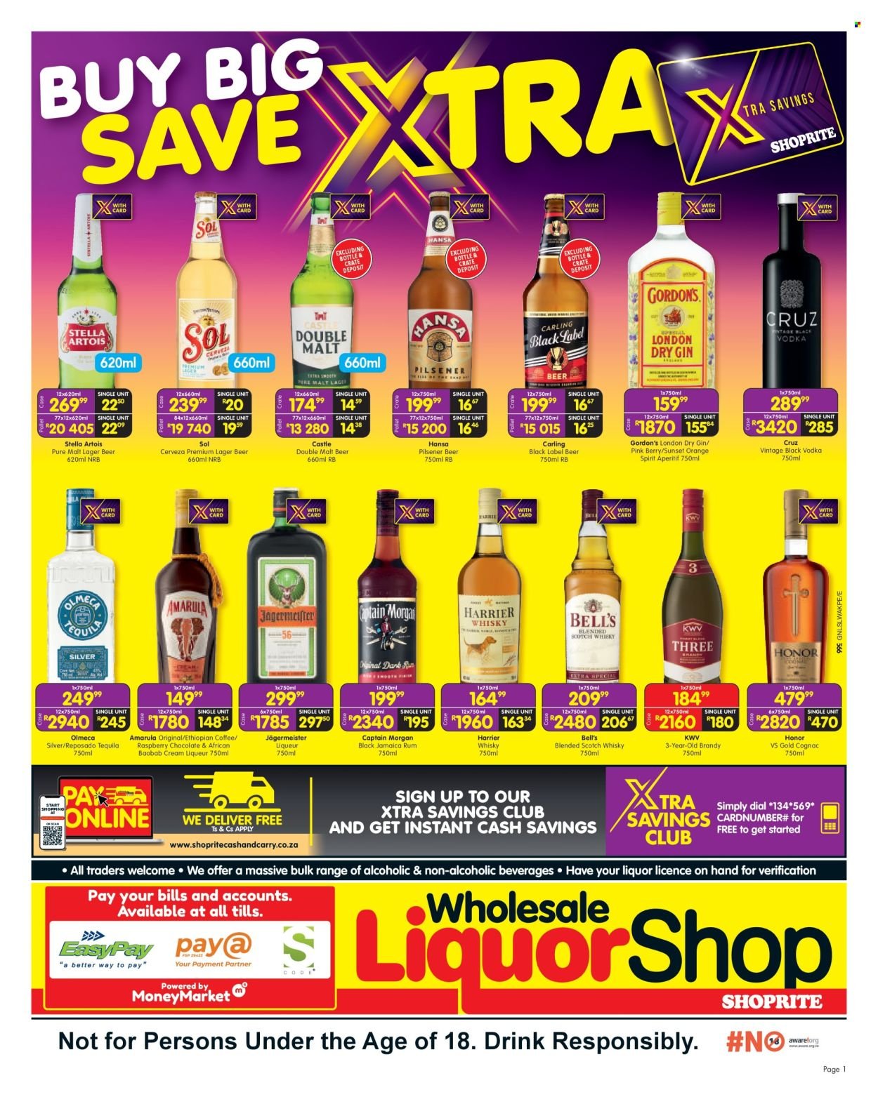SHOPRITE specials - Wholesale LiquorShop Savings Selected Stores
