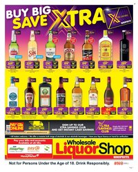 SHOPRITE specials - Wholesale LiquorShop Savings Selected Stores