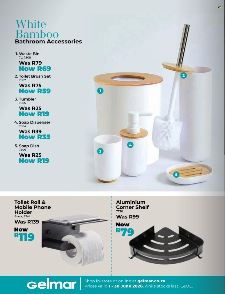 GELMAR specials - From Monday 1 Jun 2026