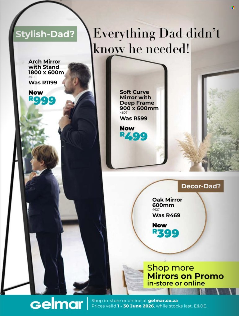 GELMAR specials - From Monday 1 Jun 2026