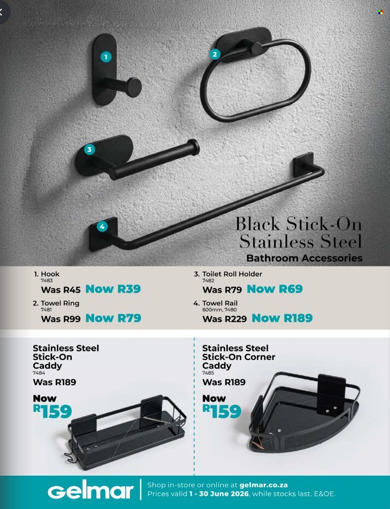 GELMAR specials - From Monday 1 Jun 2026