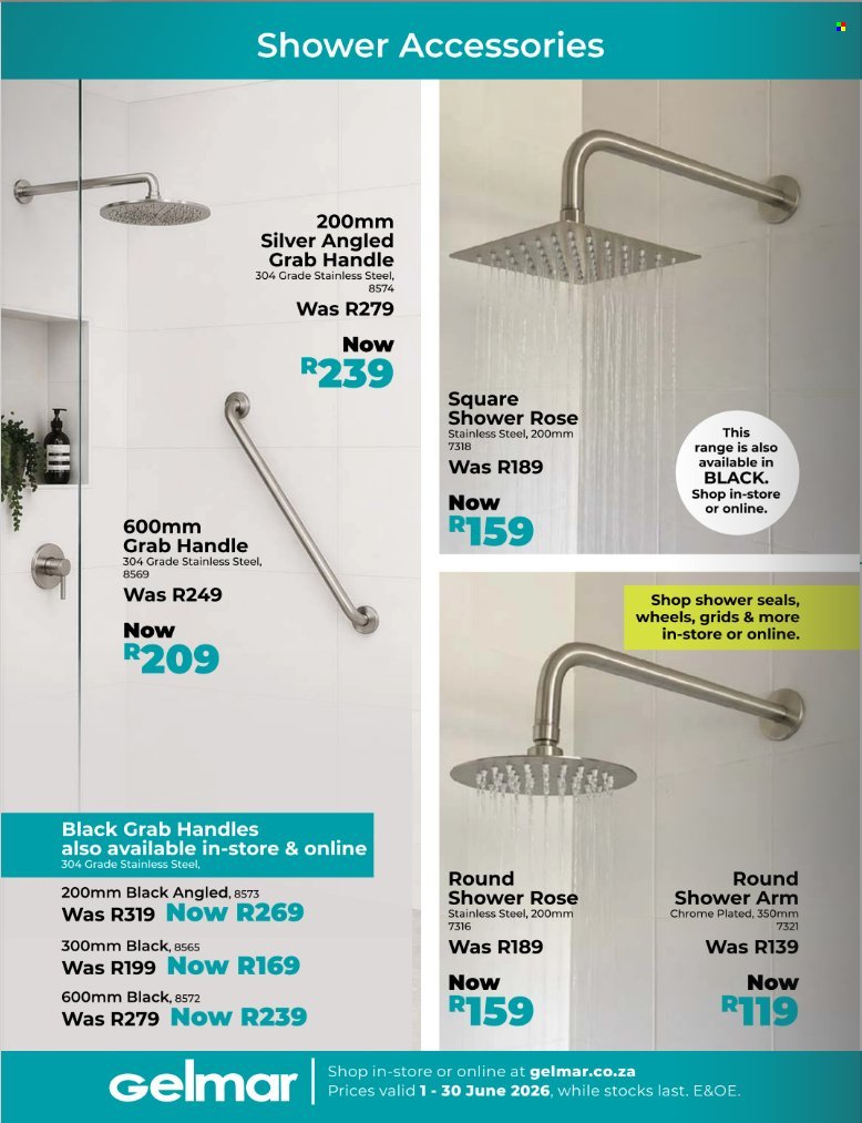 GELMAR specials - From Monday 1 Jun 2026